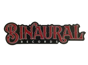 Binaural Records - Vintage Western Style Die Cut Sticker