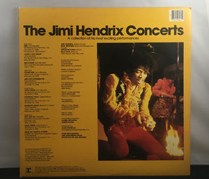 The Jimi Hendrix Concerts Album Cover Back