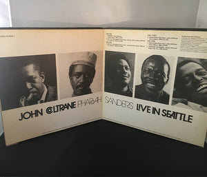 John Coltrane Live in Seattle Album Cover Inside