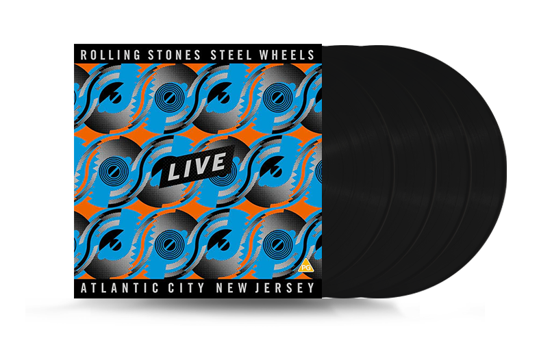 The Rolling Stones - Steel Wheels Live Vinyl 4 LP Black Vinyl (0874194)