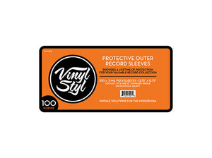 Vinyl Styl™ 12-inch Clear Outer Record Sleeve 100CT
